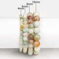 Purple Mica & Agate Volcanic Stone Bracelet