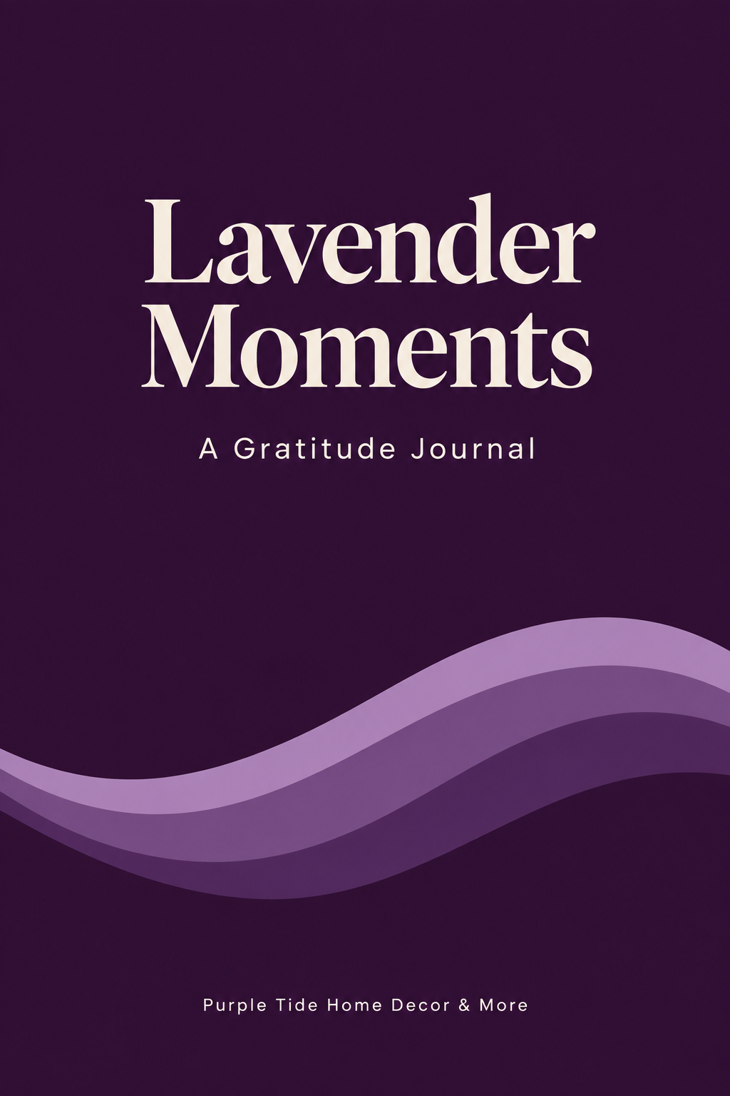Lavender Moments — Gratitude Journal | Printable + Digital