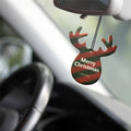 Car Air Freshener Decor Christmas Stripes