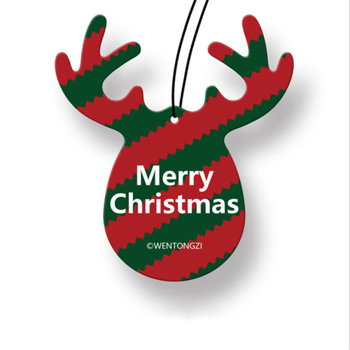 Car Air Freshener Decor Christmas Stripes